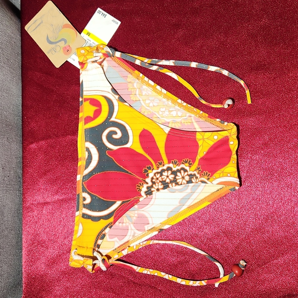 OP Swim bikini bottoms side tie size M New With Tags $44